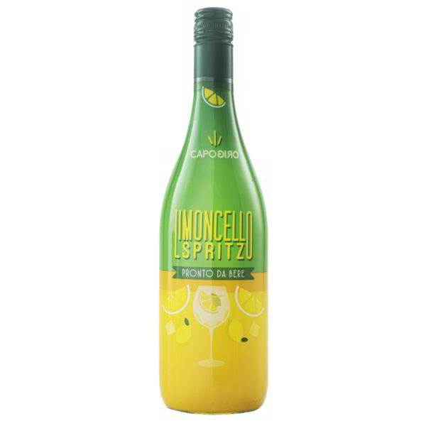 Capogiro Limoncello Spritz 8,5 % – Italský citronový koktejl (750 ml)