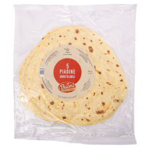 I Buoni 5 Piadine Arrot 600 g – 5 italských piadin