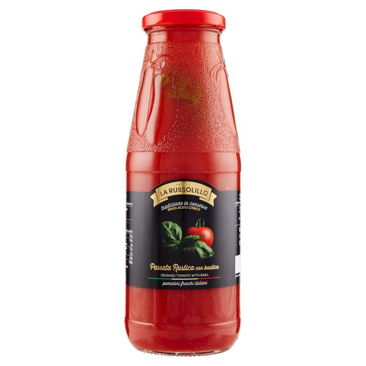 La Russolillo Passata Rustica – Rajčatová passata s bazalkou 680 g