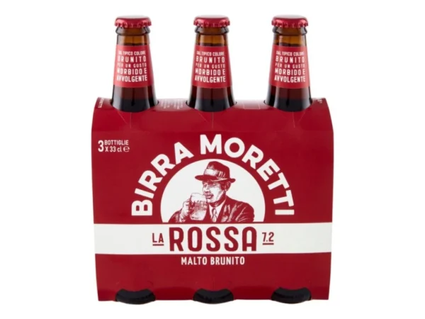 Pivo Birra Moretti La Rossa 3×330 ml