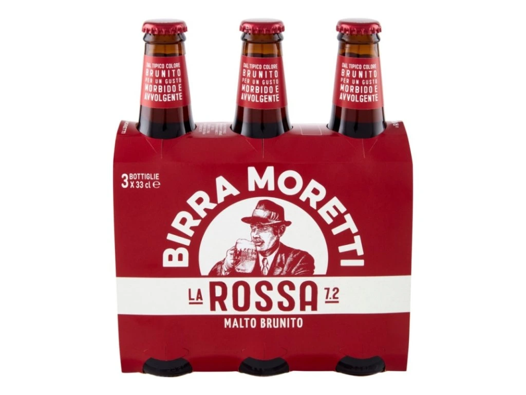 Pivo Birra Moretti La Rossa 3×330 ml