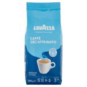 Lavazza Decaffeinato 500 g - bezkofeinová zrnková káva