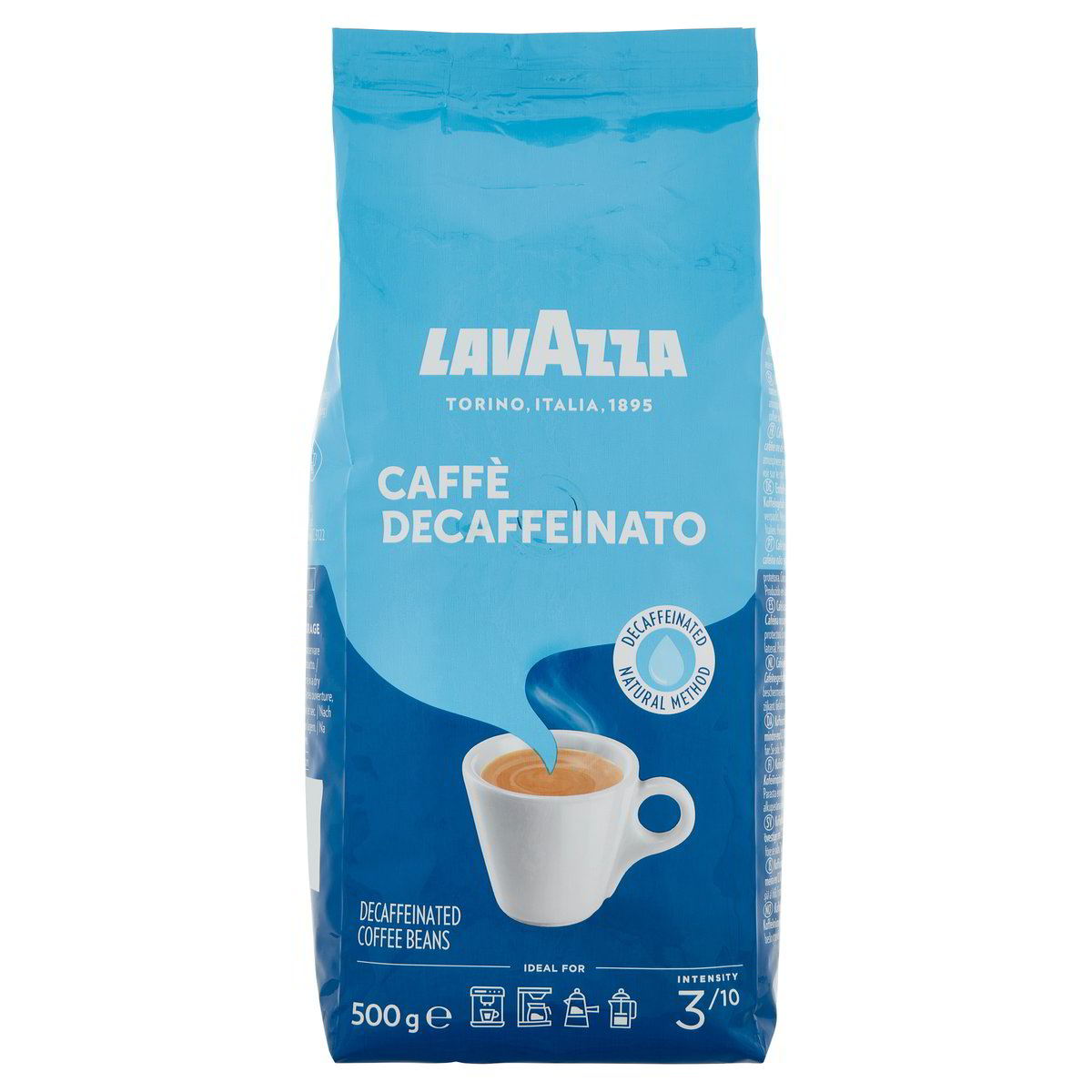 Lavazza Decaffeinato 500 g - bezkofeinová zrnková káva
