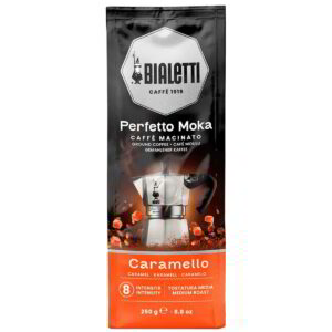 Bialetti Caffè Aroma Caramello 250 g – mletá káva s karamelovou příchutí