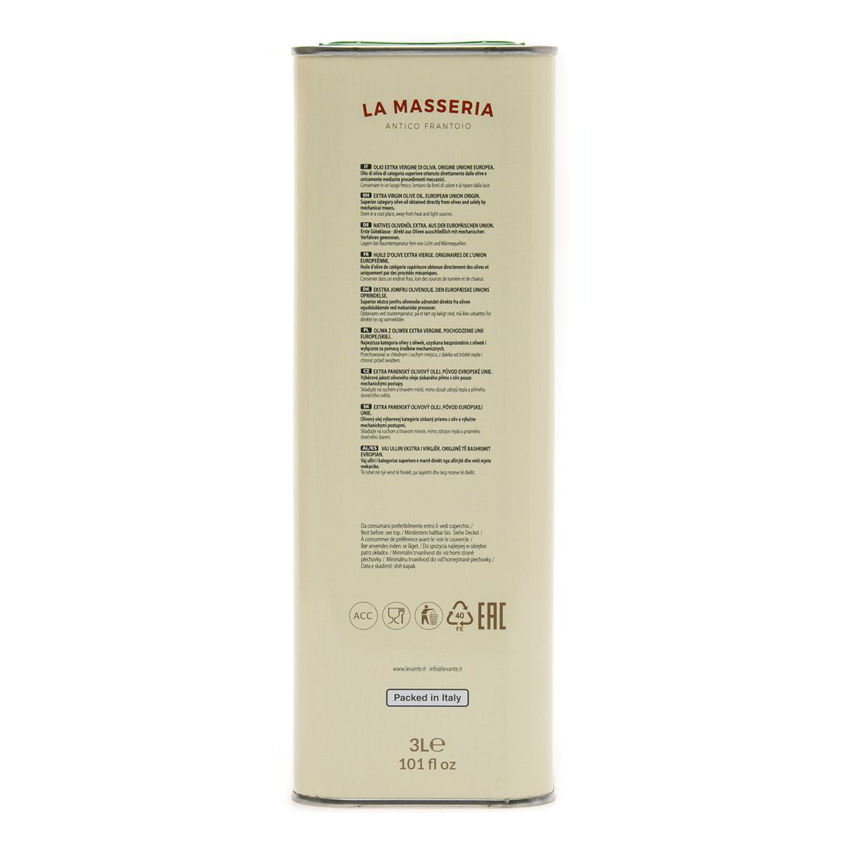 La Masseria Extra panenský olivový olej – 3 l - Obrázek 2
