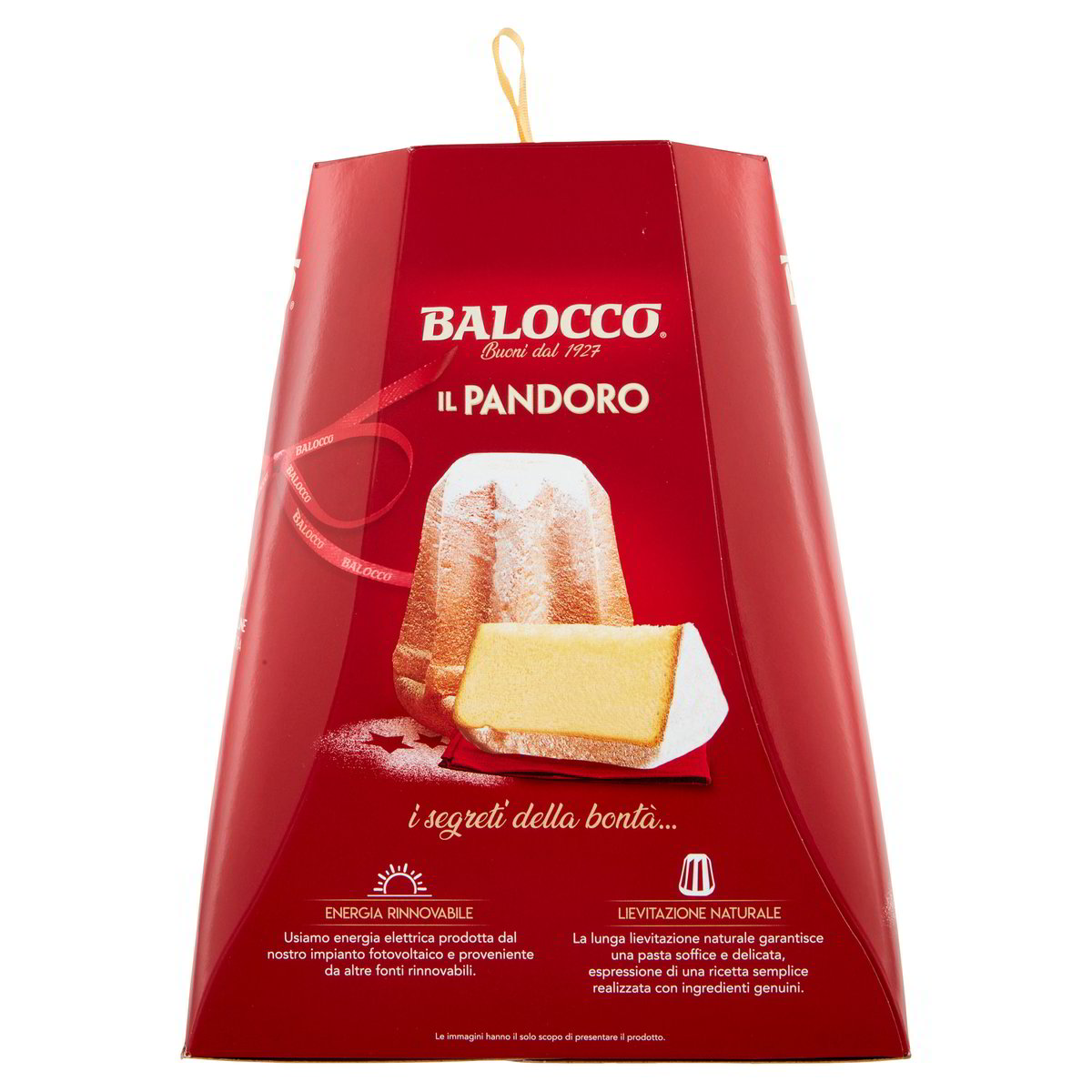 Balocco – Italská bábovka Pandoro Classico 1 kg (bez ovoce) - Obrázek 2