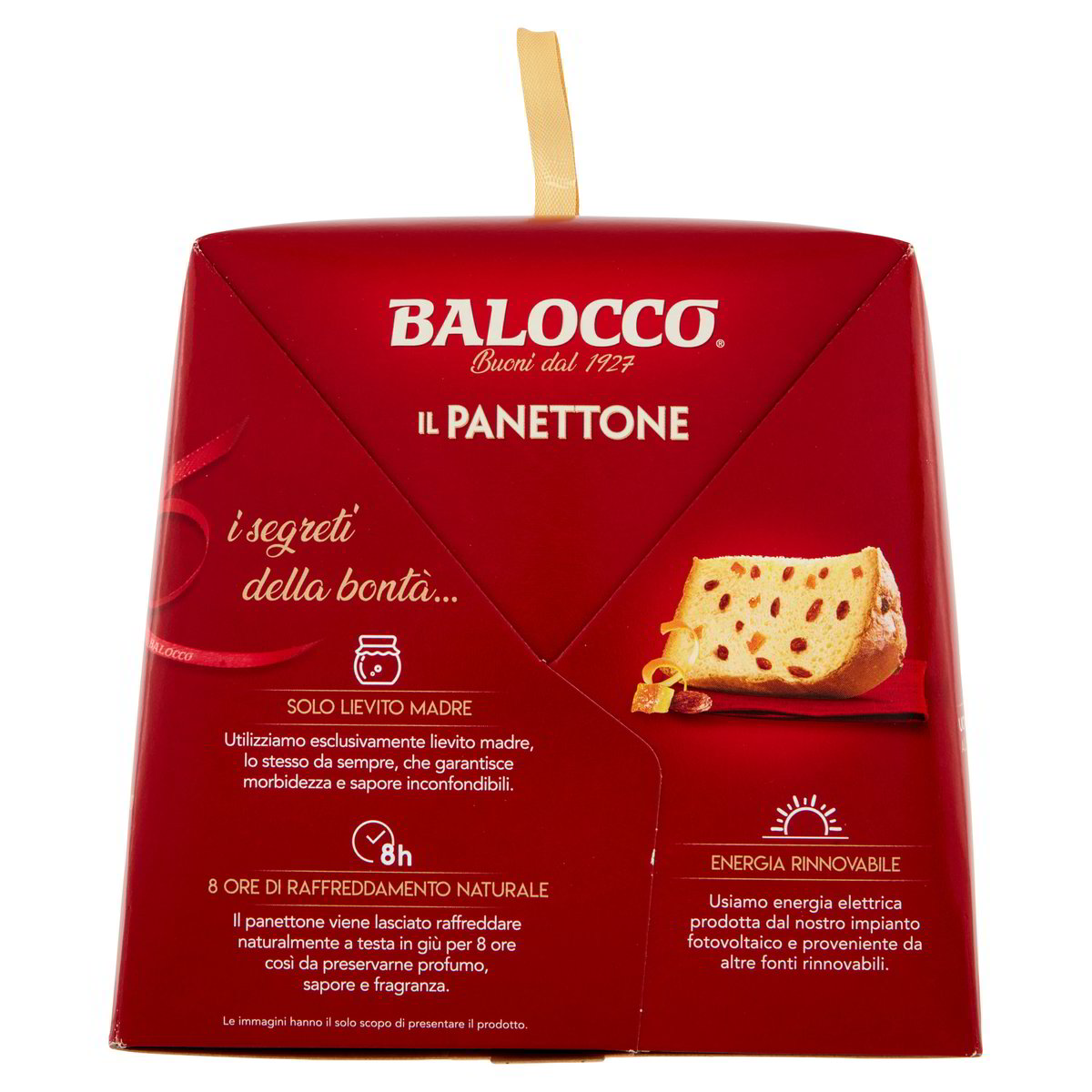 Balocco – Italská bábovka Panettone s rozinkami a kandovaným ovocem 750 g - Obrázek 2