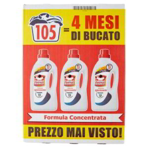 Omino Bianco – Antibakteriální prací gel 3×1 400 ml (105 praní)