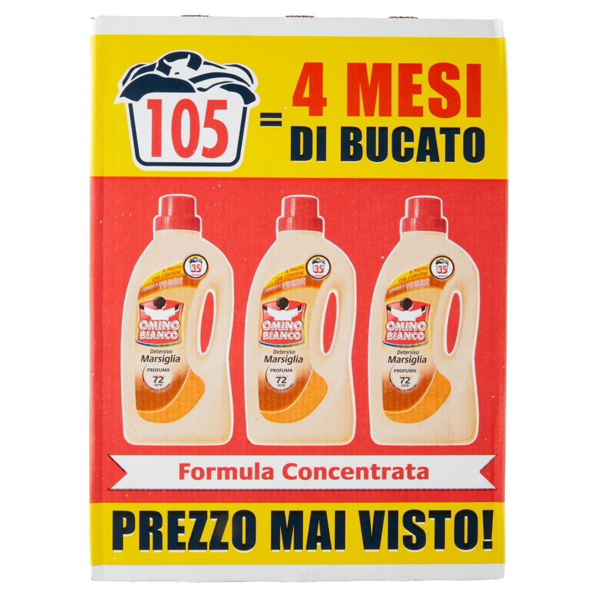 Omino Bianco – Univerzální prací gel Marsiglia 3×1,4 l (105 praní)