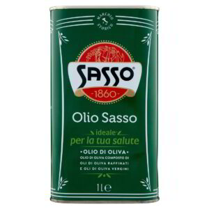 Kvalitní olivový olej Sasso – 1000 ml (plechovka)